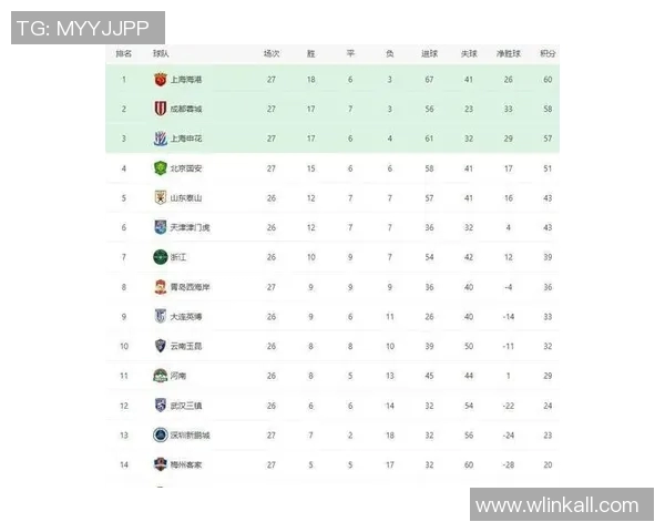 中超足球积分榜最新动态分析及各队表现评估